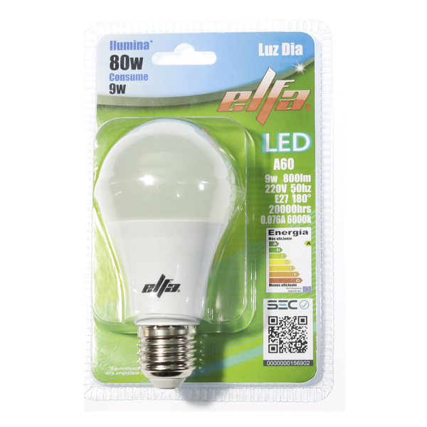 AMPOLLETA LED A60 9W LD